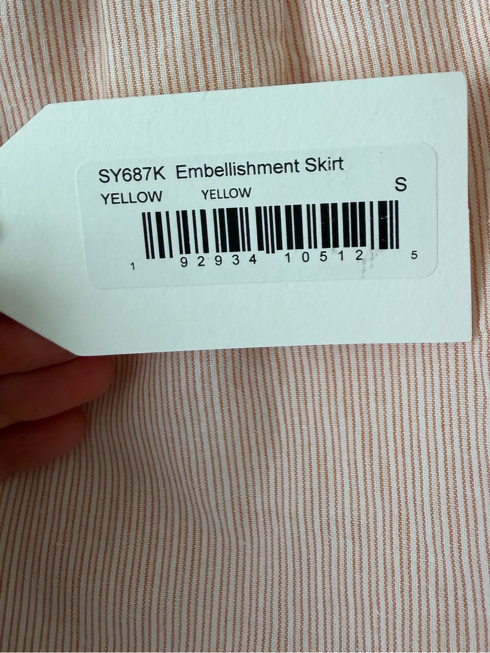 NWT English Factory/Anthropologie Pink/Yellow Tassel Mini Skirt- S- MSRP $75 - Picture 14 of 15